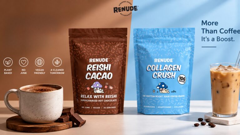 Renude: A Better Way to Enjoy Mushroom-Powered Drinks